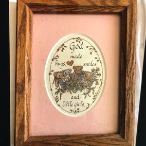 ❤️Adorable Girls Daughters Framed Art🐥🐣